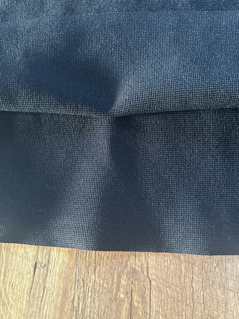 Savage X Fenty Flirty Figure Mini Skirt XL NWT Black Ponte Flare Casual Chic - Picture 3 of 11